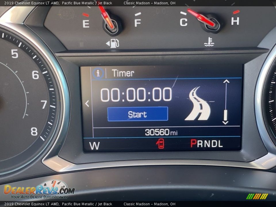 2019 Chevrolet Equinox LT AWD Pacific Blue Metallic / Jet Black Photo #11