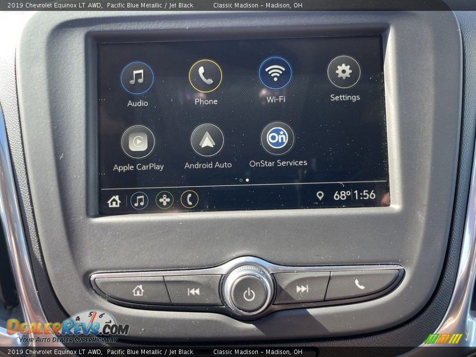 2019 Chevrolet Equinox LT AWD Pacific Blue Metallic / Jet Black Photo #12