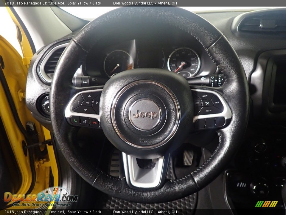 2018 Jeep Renegade Latitude 4x4 Solar Yellow / Black Photo #27