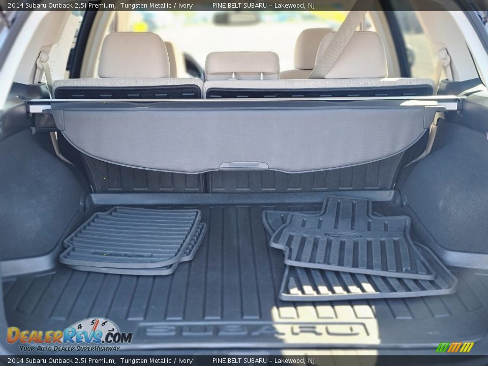 2014 Subaru Outback 2.5i Premium Tungsten Metallic / Ivory Photo #25