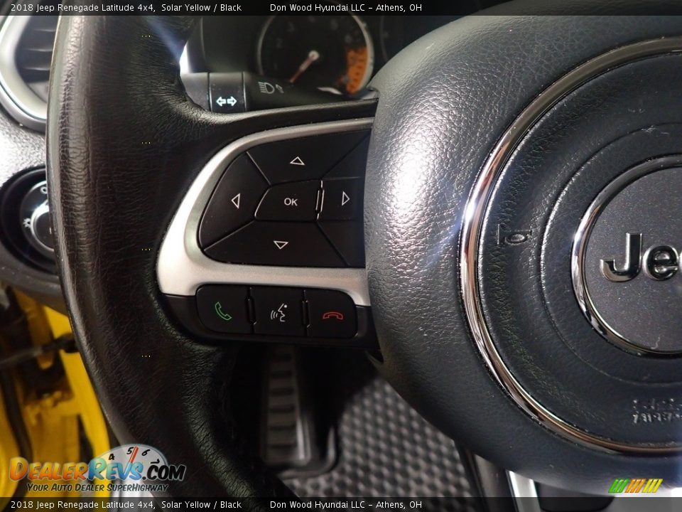 2018 Jeep Renegade Latitude 4x4 Solar Yellow / Black Photo #29