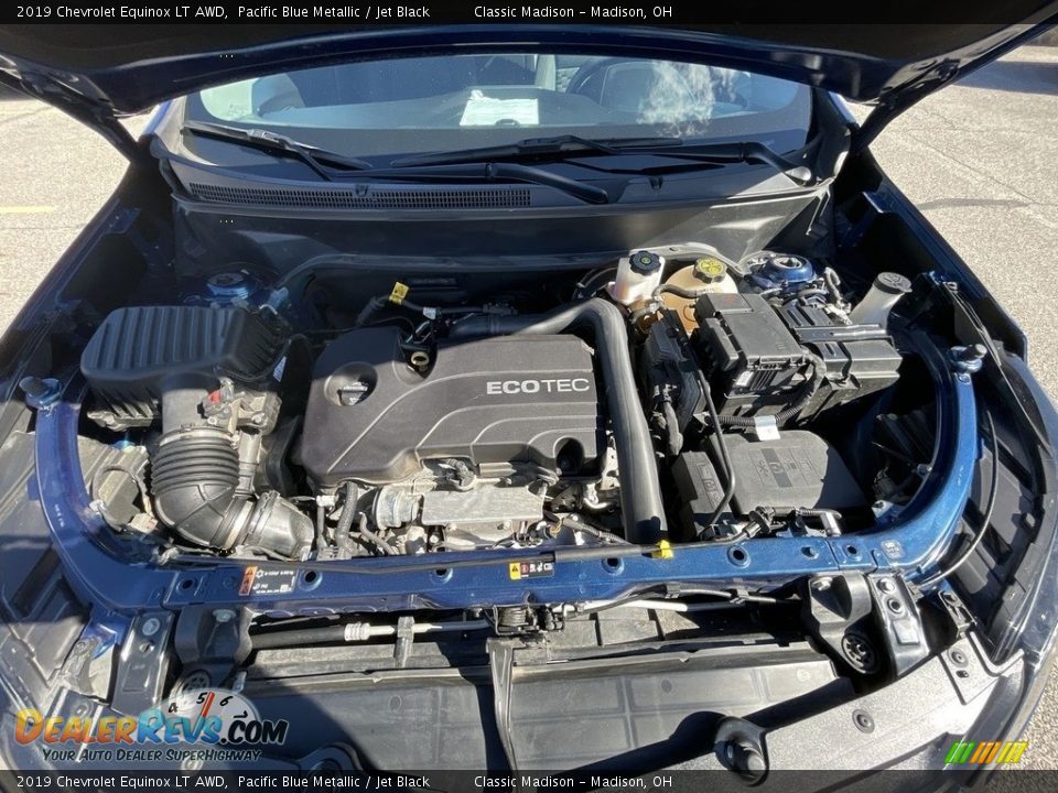 2019 Chevrolet Equinox LT AWD Pacific Blue Metallic / Jet Black Photo #19