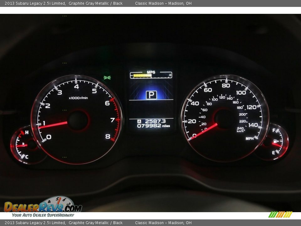 2013 Subaru Legacy 2.5i Limited Gauges Photo #8