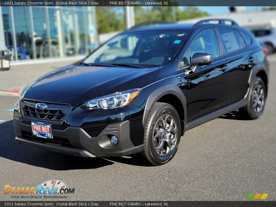 2021 Subaru Crosstrek Sport Crystal Black Silica / Gray Photo #1