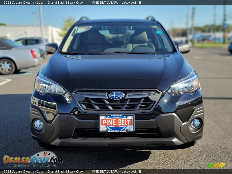 2021 Subaru Crosstrek Sport Crystal Black Silica / Gray Photo #3