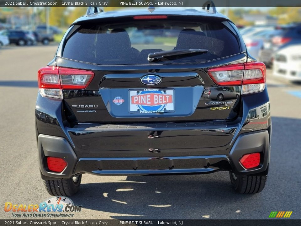 2021 Subaru Crosstrek Sport Crystal Black Silica / Gray Photo #7