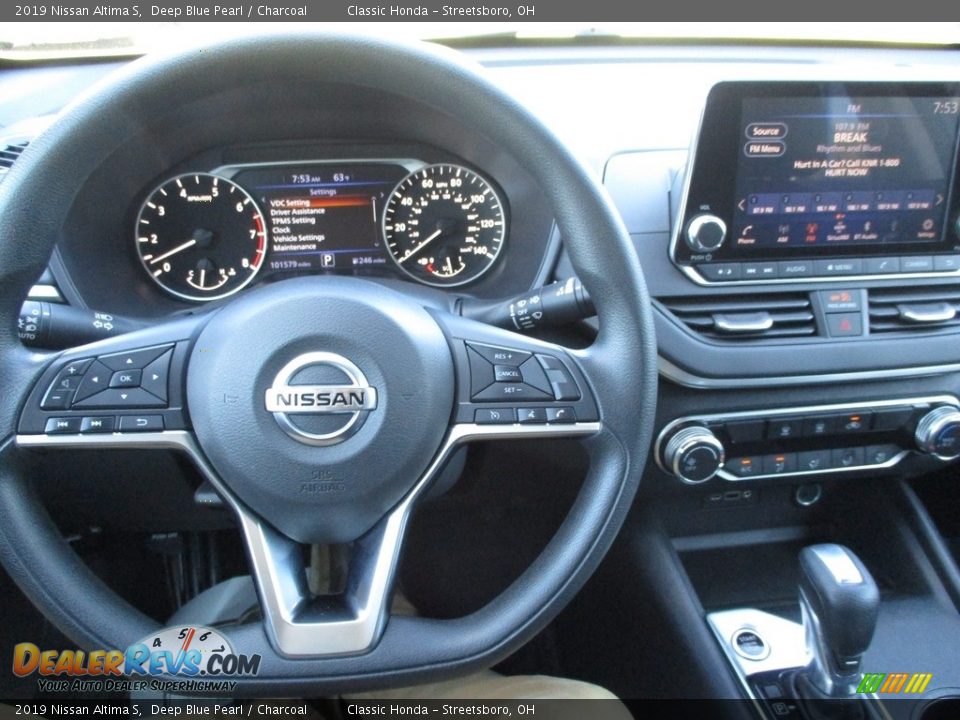 2019 Nissan Altima S Deep Blue Pearl / Charcoal Photo #32