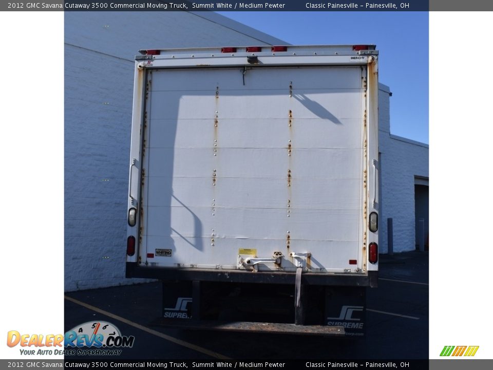 2012 GMC Savana Cutaway 3500 Commercial Moving Truck Summit White / Medium Pewter Photo #3