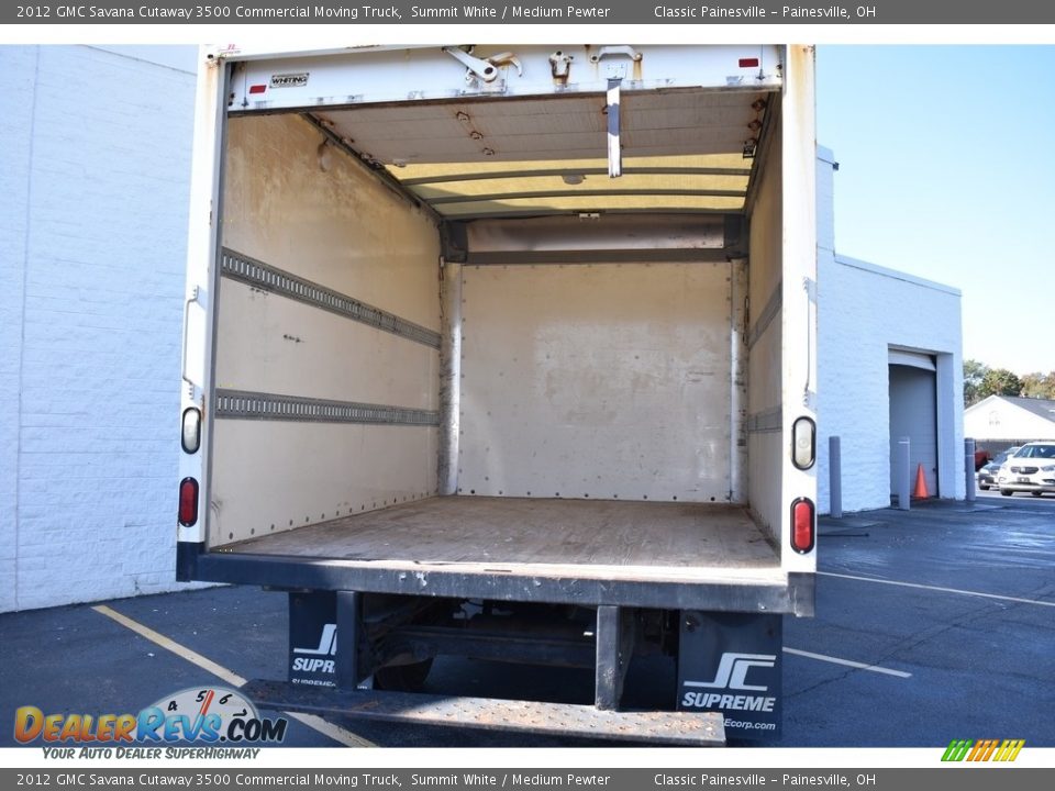 2012 GMC Savana Cutaway 3500 Commercial Moving Truck Summit White / Medium Pewter Photo #7