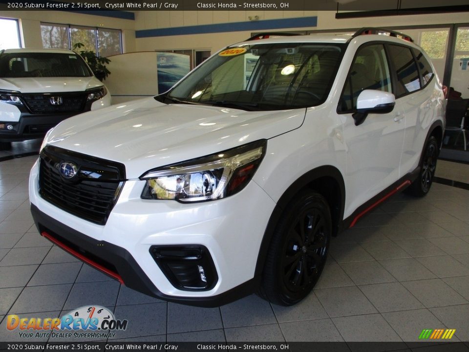 2020 Subaru Forester 2.5i Sport Crystal White Pearl / Gray Photo #1