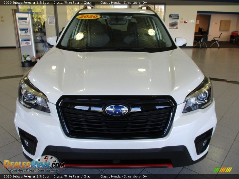 2020 Subaru Forester 2.5i Sport Crystal White Pearl / Gray Photo #2