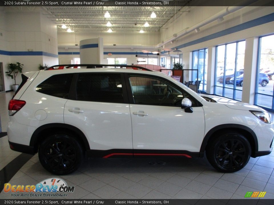 2020 Subaru Forester 2.5i Sport Crystal White Pearl / Gray Photo #4