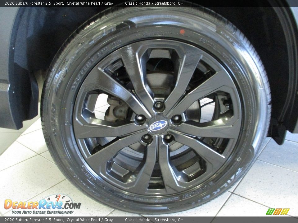 2020 Subaru Forester 2.5i Sport Crystal White Pearl / Gray Photo #7