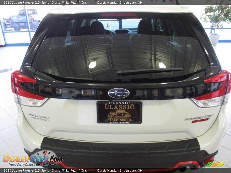 2020 Subaru Forester 2.5i Sport Crystal White Pearl / Gray Photo #9