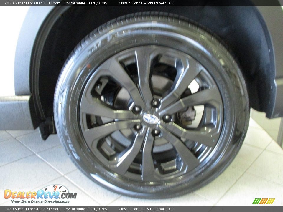 2020 Subaru Forester 2.5i Sport Crystal White Pearl / Gray Photo #12