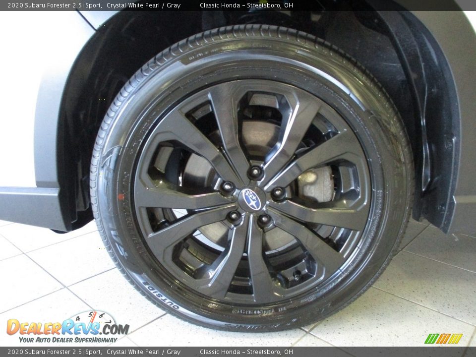 2020 Subaru Forester 2.5i Sport Crystal White Pearl / Gray Photo #13