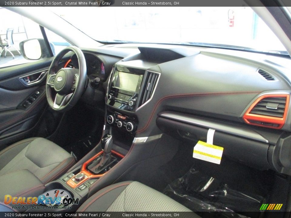 2020 Subaru Forester 2.5i Sport Crystal White Pearl / Gray Photo #17