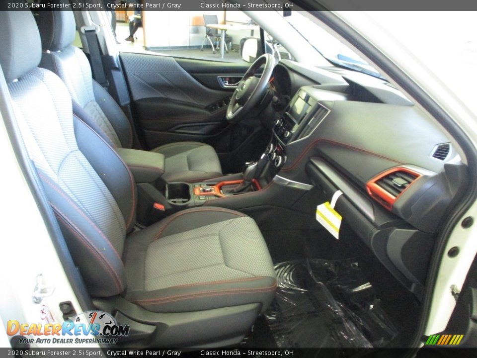 2020 Subaru Forester 2.5i Sport Crystal White Pearl / Gray Photo #18