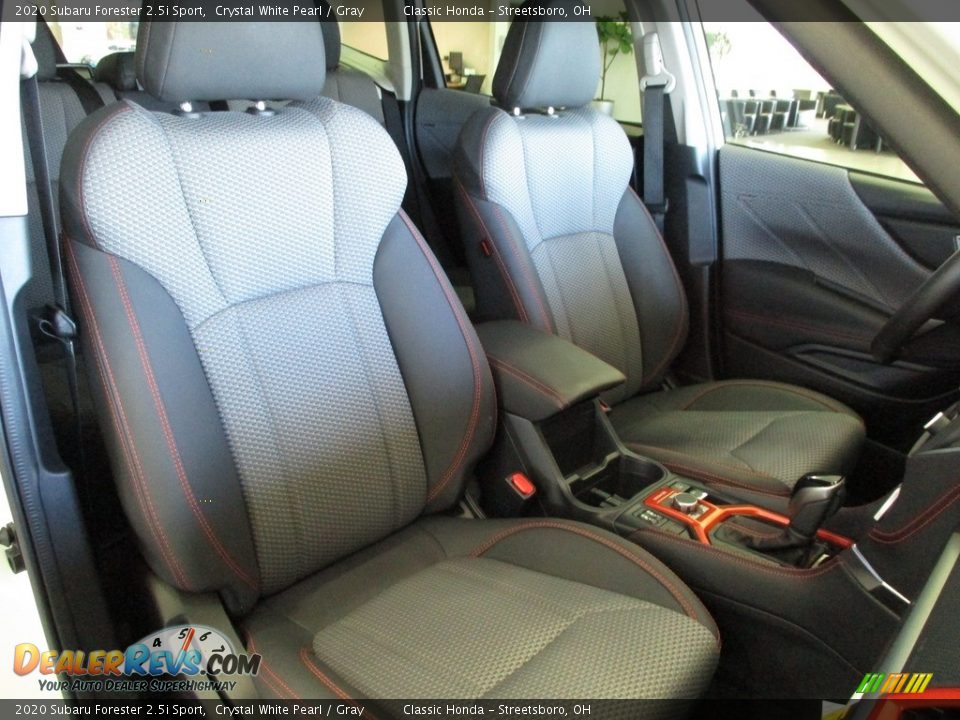 2020 Subaru Forester 2.5i Sport Crystal White Pearl / Gray Photo #19