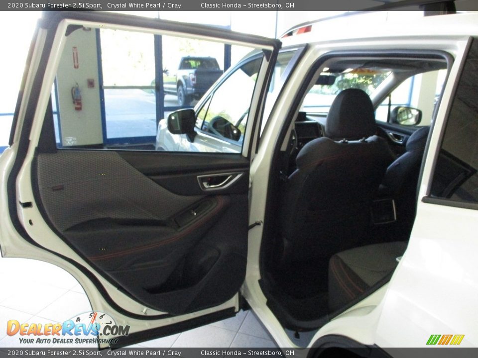 2020 Subaru Forester 2.5i Sport Crystal White Pearl / Gray Photo #23