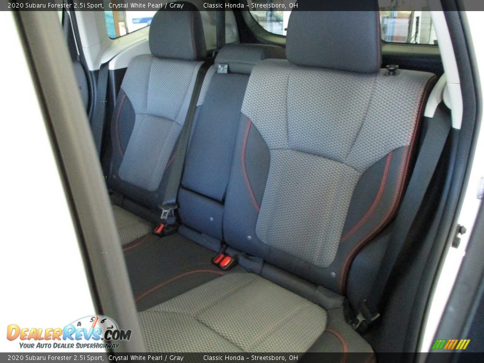 2020 Subaru Forester 2.5i Sport Crystal White Pearl / Gray Photo #25
