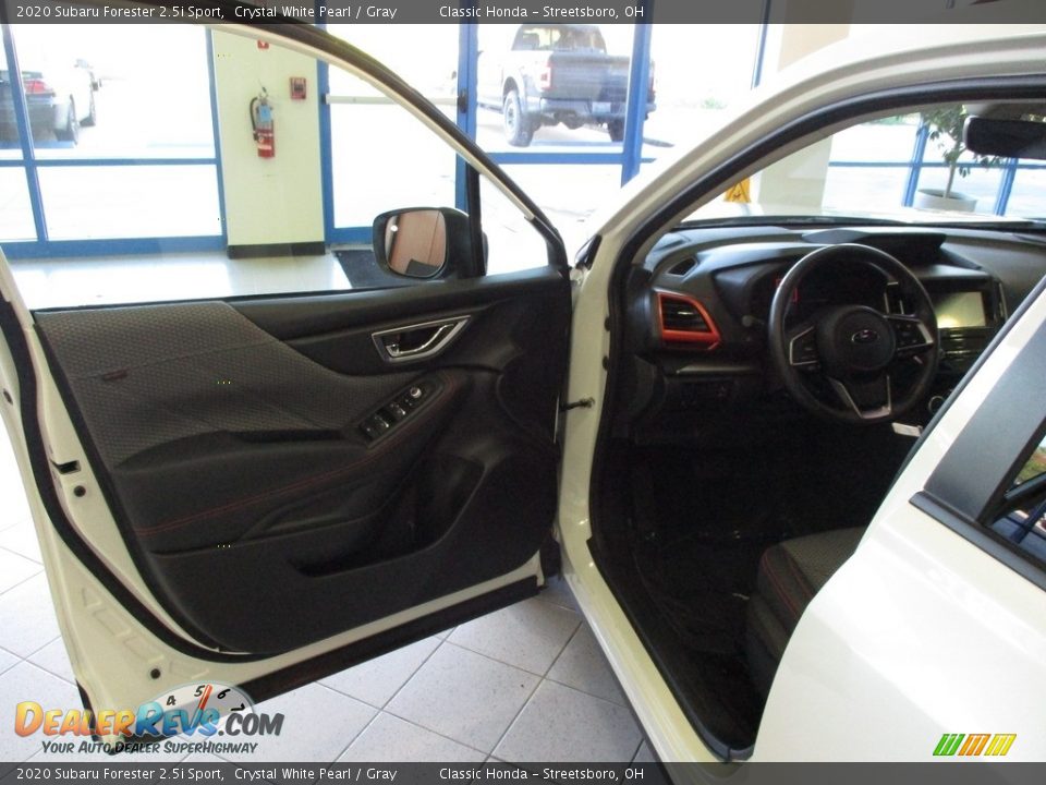 2020 Subaru Forester 2.5i Sport Crystal White Pearl / Gray Photo #26