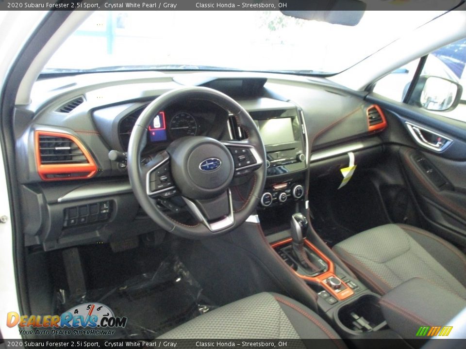 2020 Subaru Forester 2.5i Sport Crystal White Pearl / Gray Photo #27