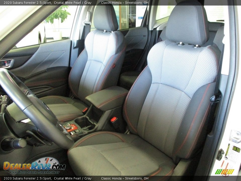2020 Subaru Forester 2.5i Sport Crystal White Pearl / Gray Photo #28
