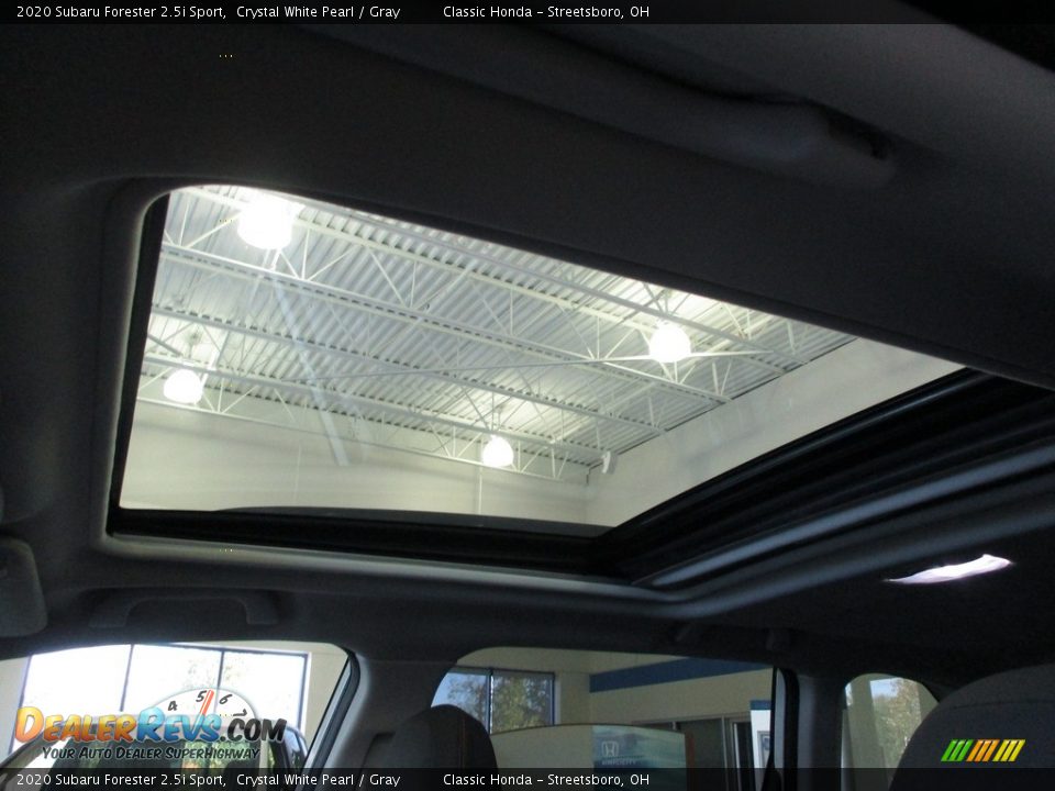 2020 Subaru Forester 2.5i Sport Crystal White Pearl / Gray Photo #29
