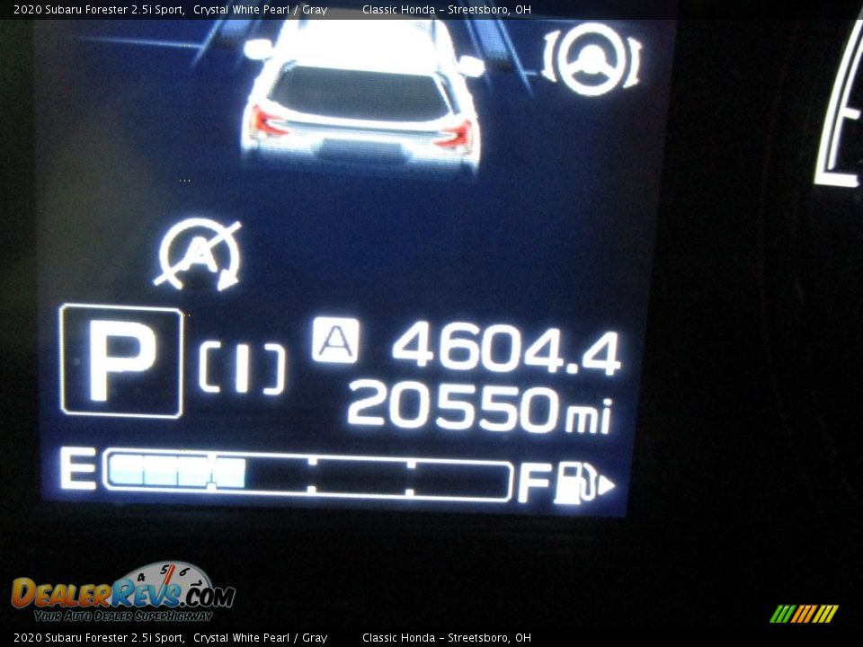 2020 Subaru Forester 2.5i Sport Crystal White Pearl / Gray Photo #30