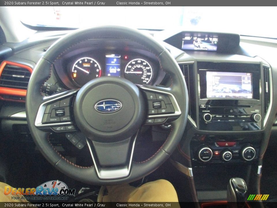 2020 Subaru Forester 2.5i Sport Crystal White Pearl / Gray Photo #31