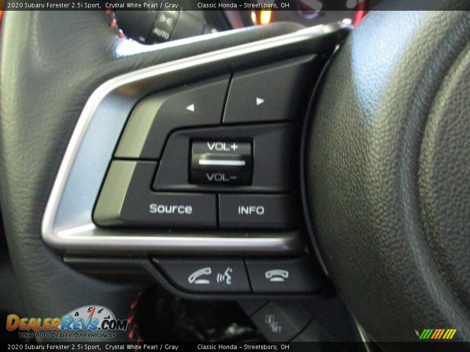 2020 Subaru Forester 2.5i Sport Crystal White Pearl / Gray Photo #32