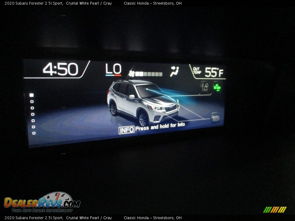 2020 Subaru Forester 2.5i Sport Crystal White Pearl / Gray Photo #36