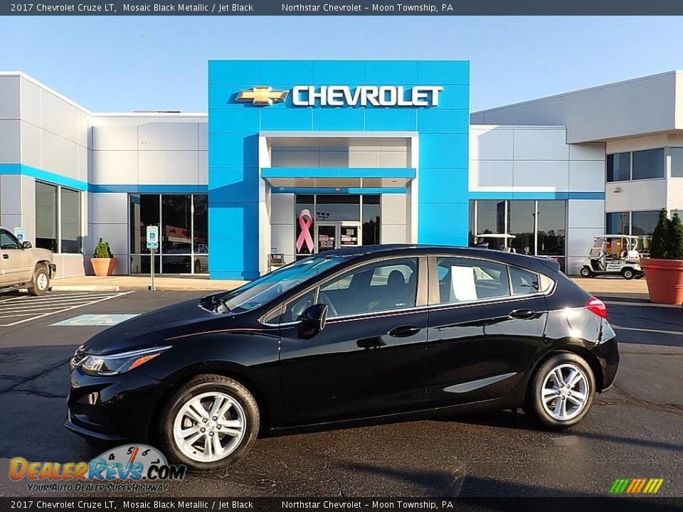 2017 Chevrolet Cruze LT Mosaic Black Metallic / Jet Black Photo #1