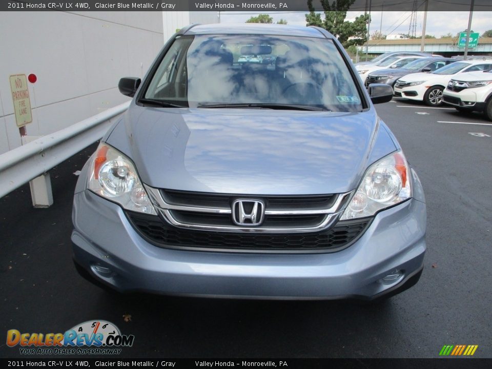 2011 Honda CR-V LX 4WD Glacier Blue Metallic / Gray Photo #6