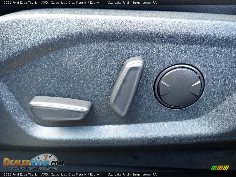 2021 Ford Edge Titanium AWD Carbonized Gray Metallic / Ebony Photo #16