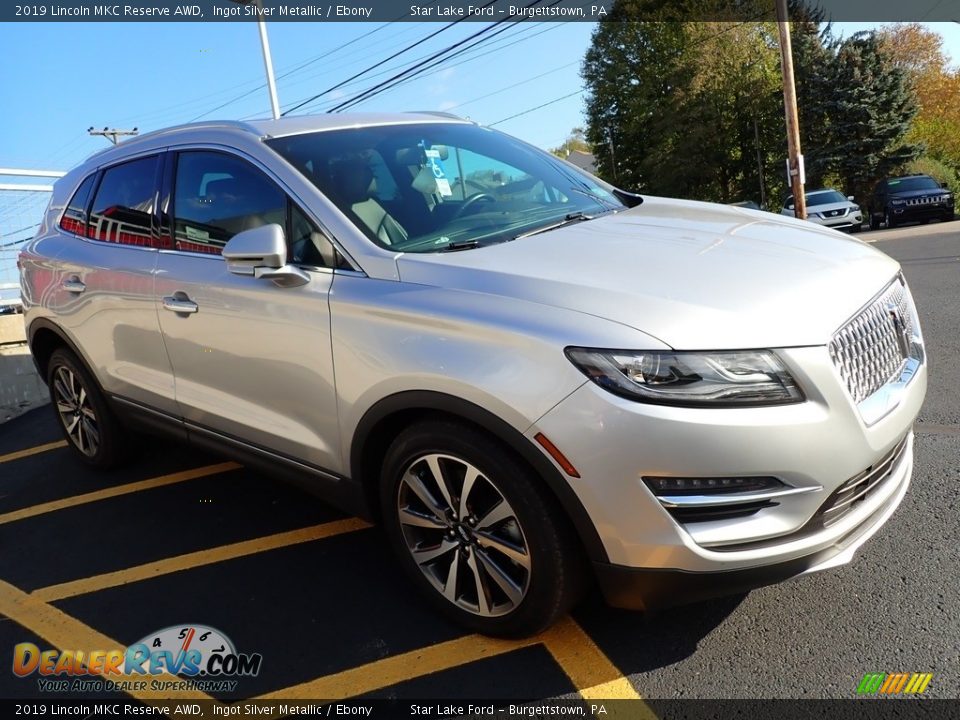 2019 Lincoln MKC Reserve AWD Ingot Silver Metallic / Ebony Photo #4