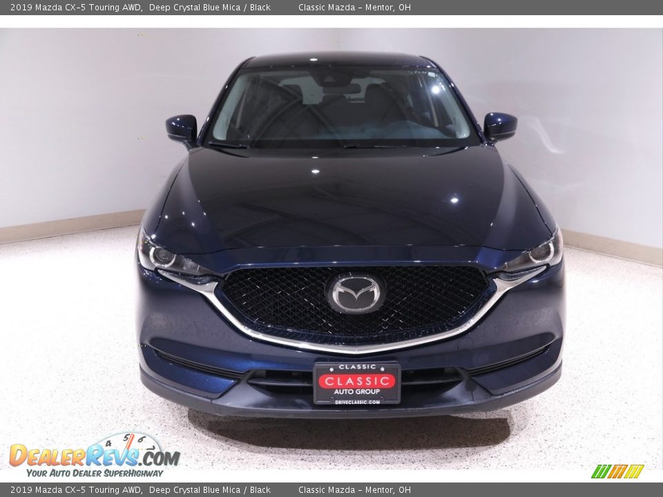 2019 Mazda CX-5 Touring AWD Deep Crystal Blue Mica / Black Photo #2