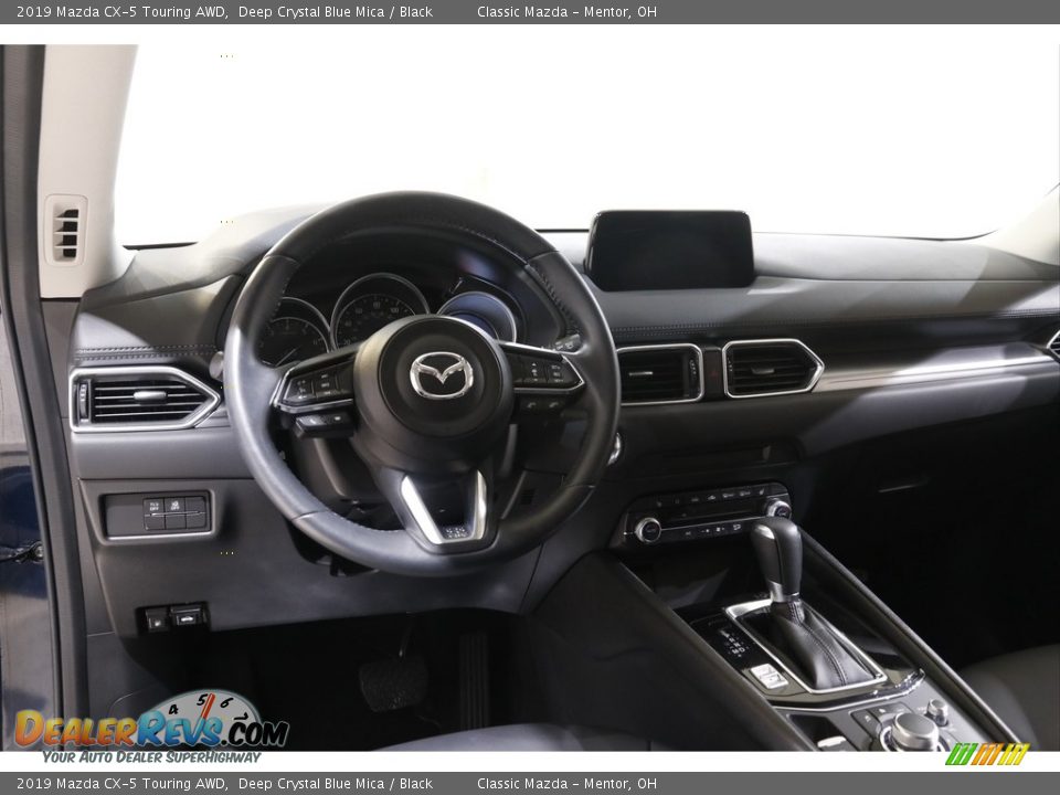 2019 Mazda CX-5 Touring AWD Deep Crystal Blue Mica / Black Photo #6