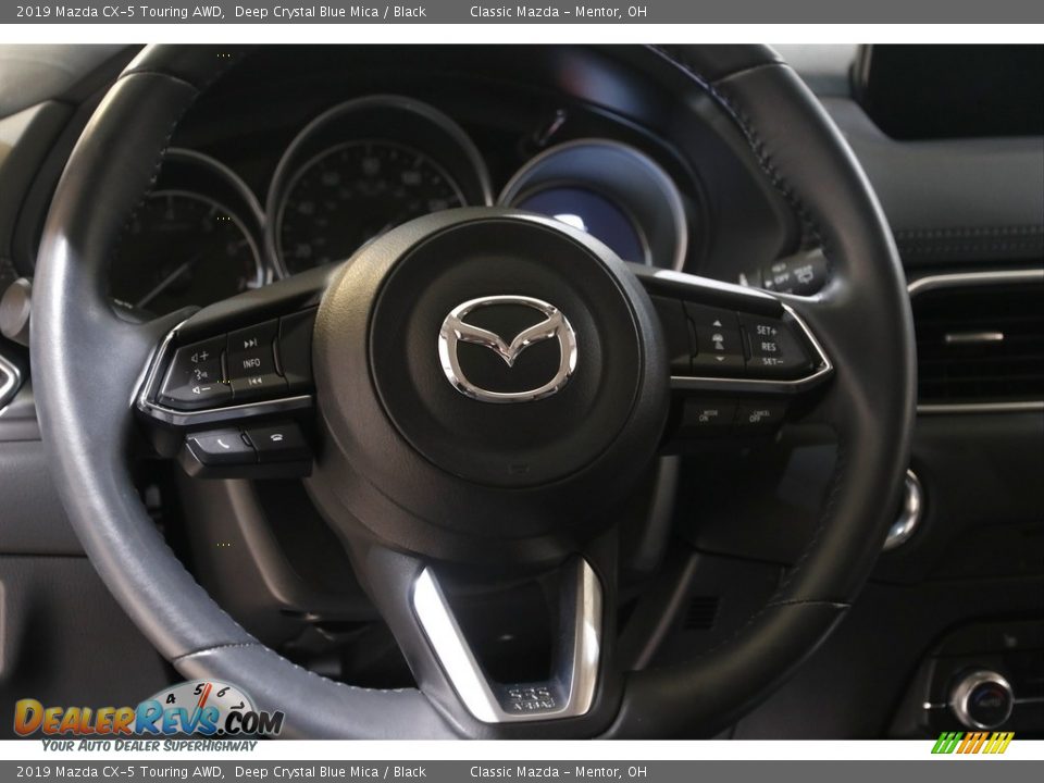 2019 Mazda CX-5 Touring AWD Deep Crystal Blue Mica / Black Photo #7