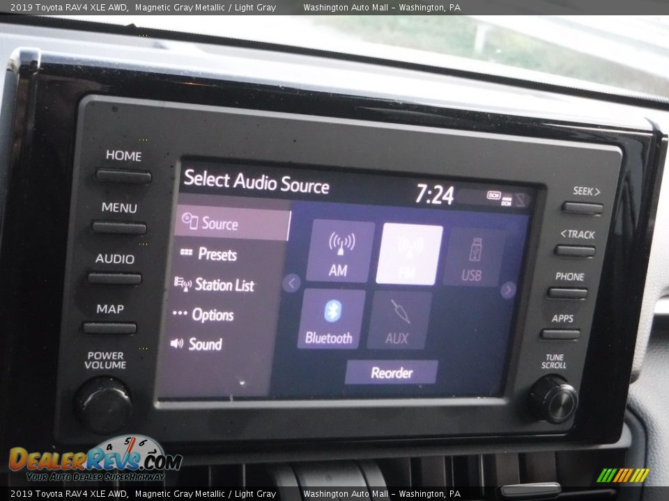 2019 Toyota RAV4 XLE AWD Magnetic Gray Metallic / Light Gray Photo #5