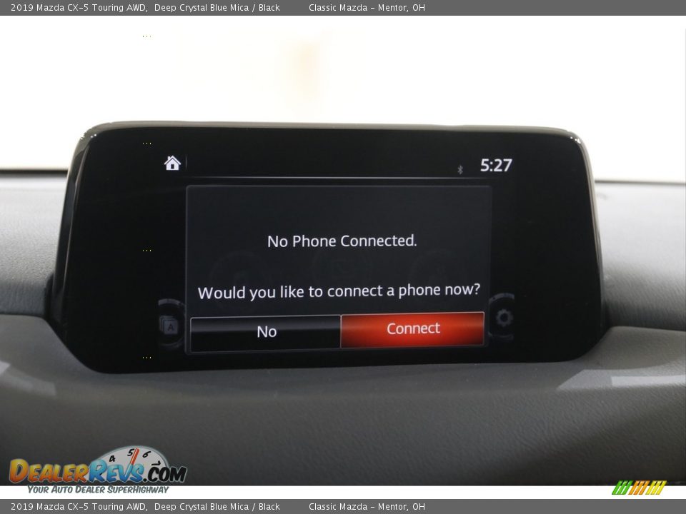 2019 Mazda CX-5 Touring AWD Deep Crystal Blue Mica / Black Photo #10