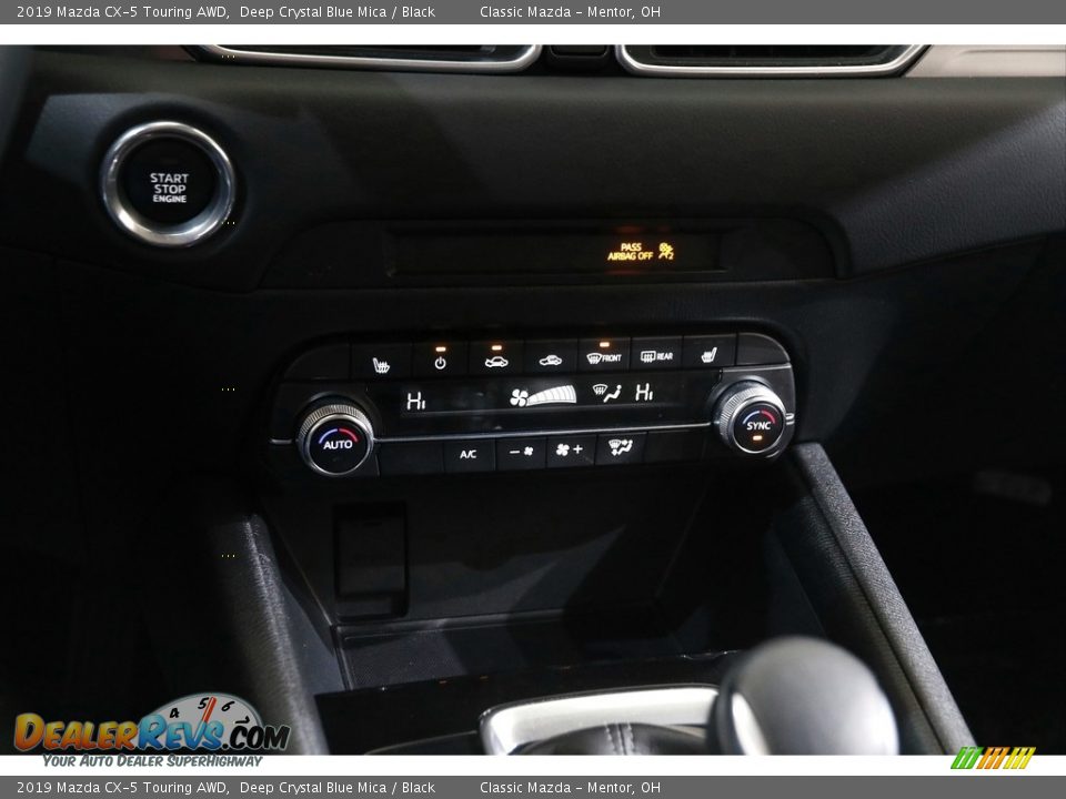 2019 Mazda CX-5 Touring AWD Deep Crystal Blue Mica / Black Photo #12