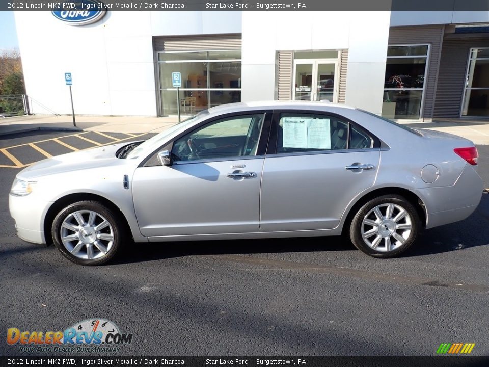 2012 Lincoln MKZ FWD Ingot Silver Metallic / Dark Charcoal Photo #2