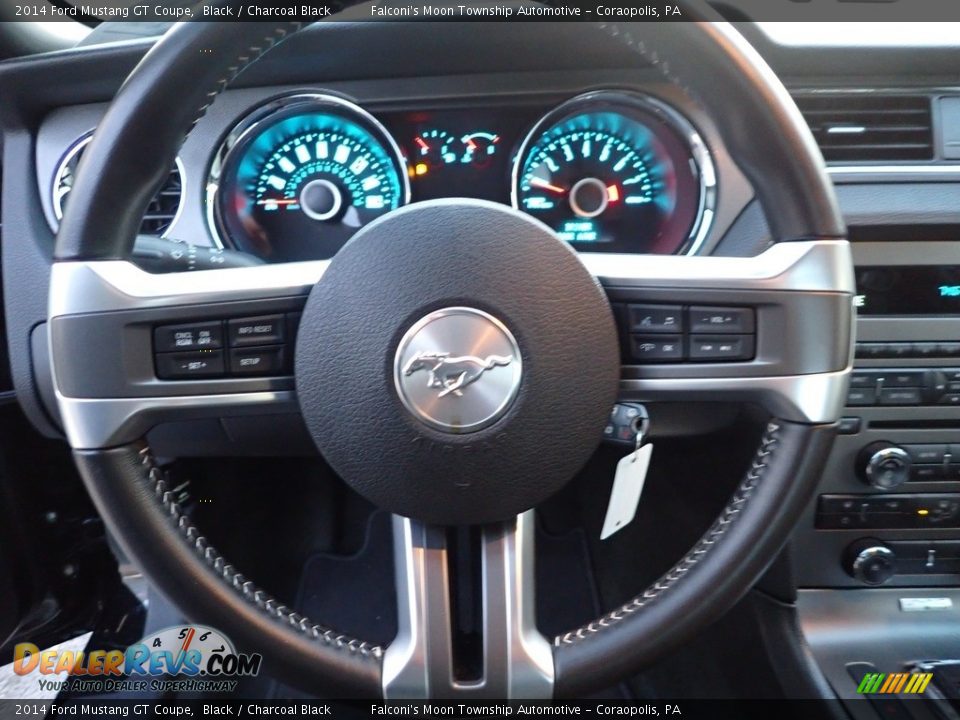 2014 Ford Mustang GT Coupe Black / Charcoal Black Photo #22