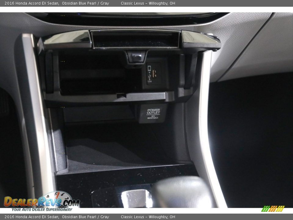 2016 Honda Accord EX Sedan Obsidian Blue Pearl / Gray Photo #19