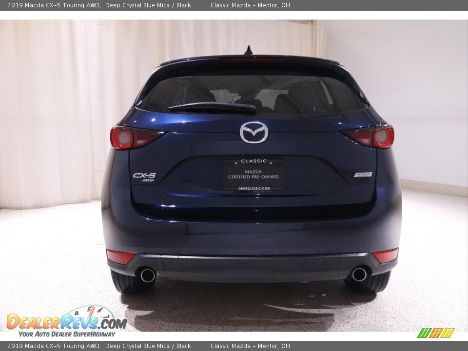 2019 Mazda CX-5 Touring AWD Deep Crystal Blue Mica / Black Photo #17