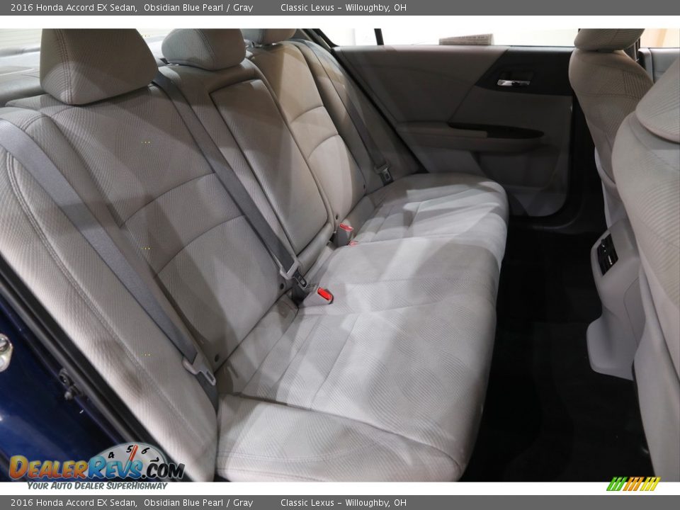 2016 Honda Accord EX Sedan Obsidian Blue Pearl / Gray Photo #21
