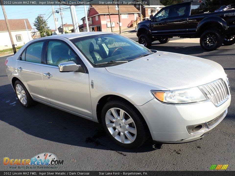 2012 Lincoln MKZ FWD Ingot Silver Metallic / Dark Charcoal Photo #7