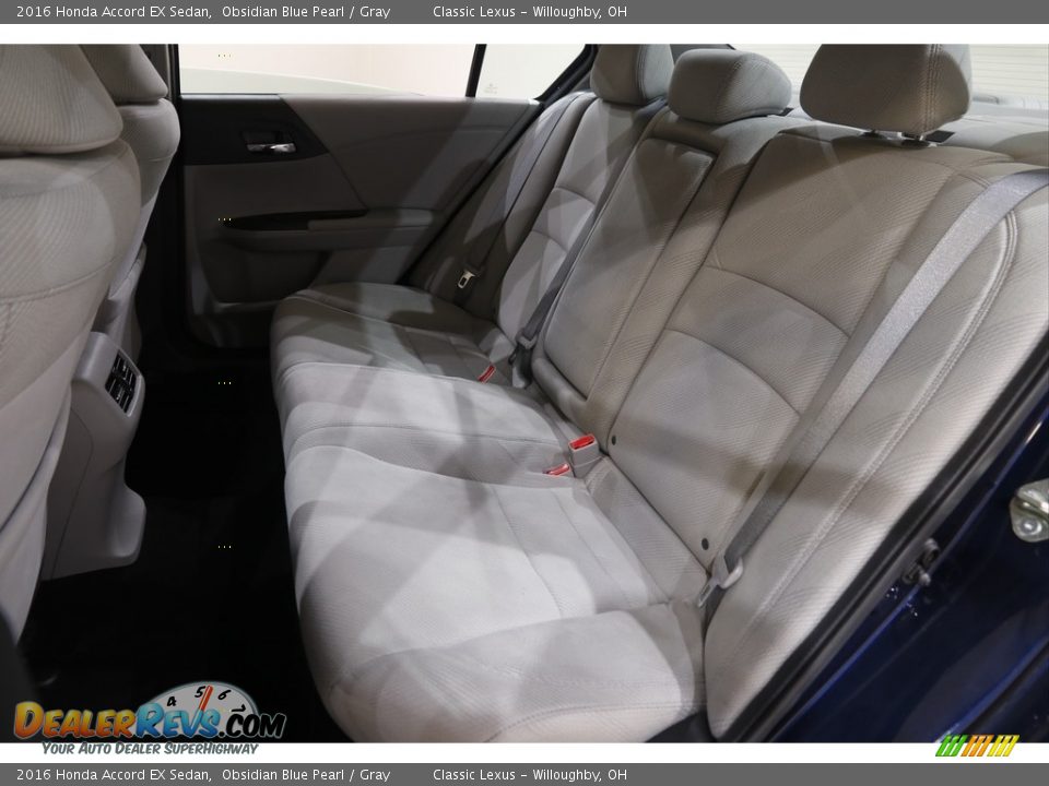 2016 Honda Accord EX Sedan Obsidian Blue Pearl / Gray Photo #22